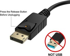 Display Port to HDMI Male Female Adapter Converter Cable DisplayPort DP to HDMI