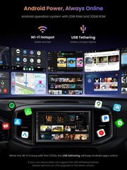 ATOTO F7 WE 7in Double 2Din Car Stereo Wireless CarPlay & Android Auto,Bluetooth