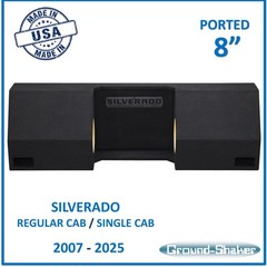 8″ dual ported sub box 07 – 25 chevy silverado regular-cab Subwoofer Enclosure