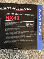New Standard Horizon VHF FM HX40 Marine Transmitter Submersible Boating Free P&H