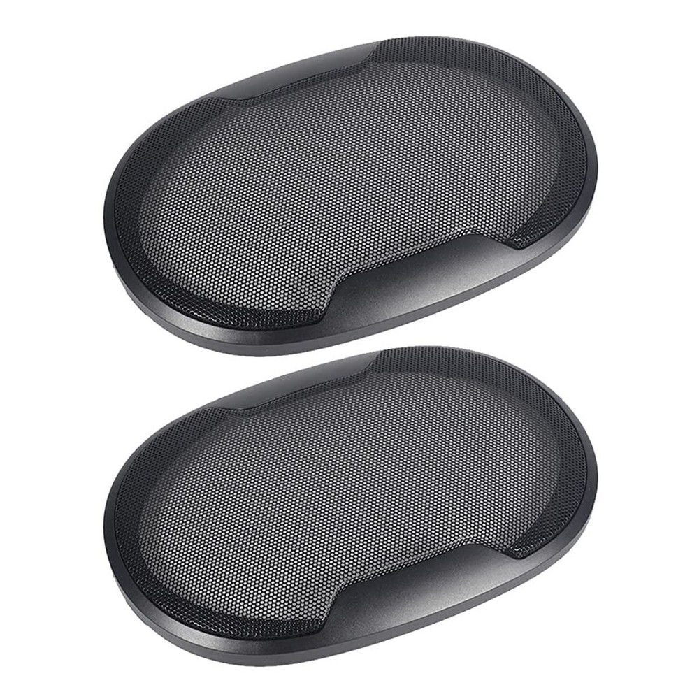 Car Speaker Grille Metal ABS Plastic 3 Sizes Protects Sound Quality Black