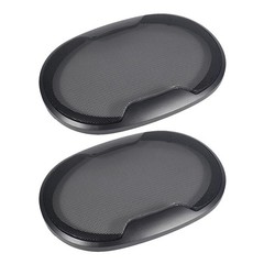 Car Speaker Grille Metal ABS Plastic 3 Sizes Protects Sound Quality Black