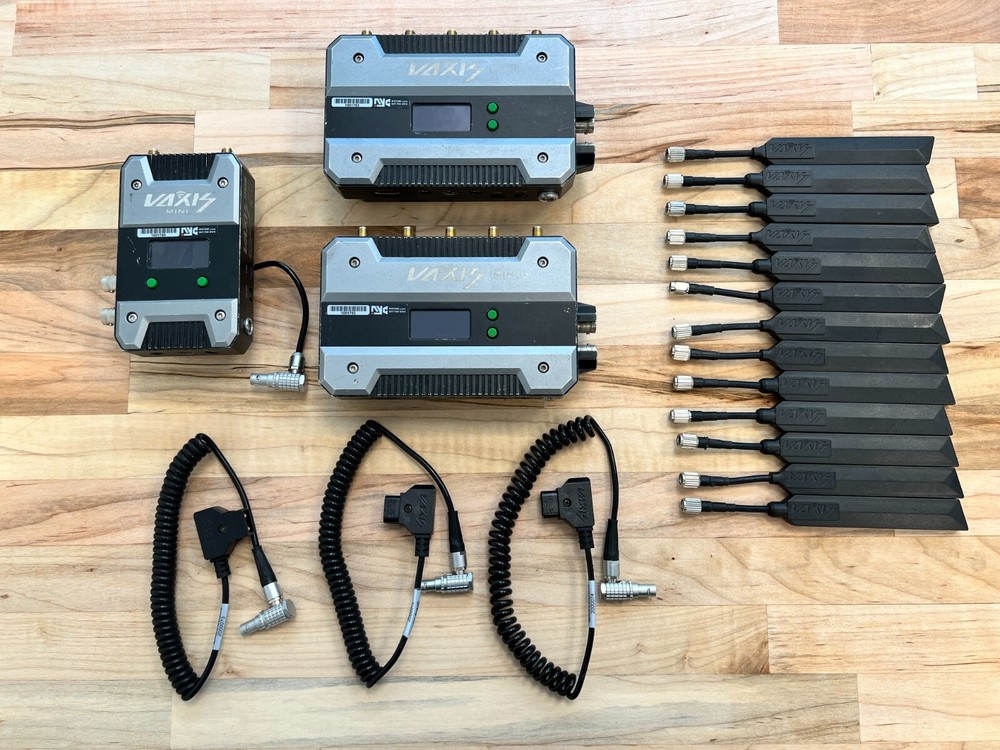Vaxis Storm 1000 Kit w/ (1) TX, (2) RX, (3) D-Tap to 2 Pin Lemo & (13) Antennas