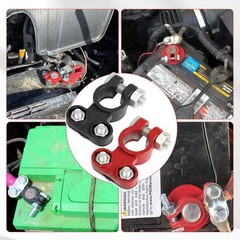 Top Post Color-Coded Lead Alloy Car Battery Terminal Pole Cable Connector Clamp