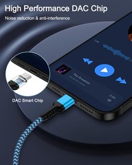 Samsung USB C Aux Cord, Braided Auxiliary to USB C, Type C to 3.5Mm Male Headpho