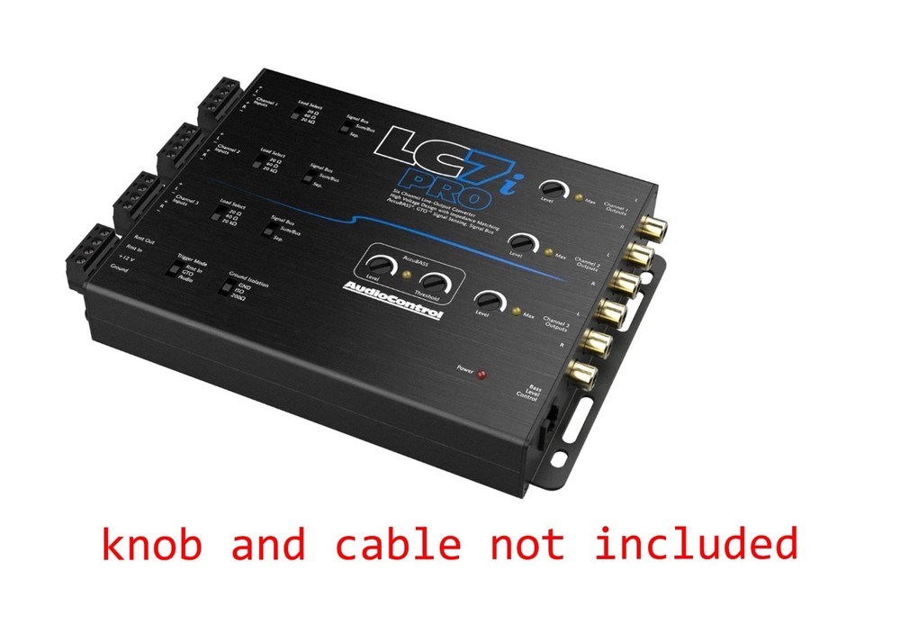 AudioControl LC7i PRO 6-Channel Line Output Converter – NO BOX Knob and Cable