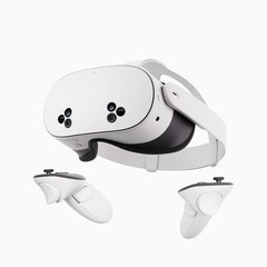 Meta Quest 3S 256GB +2 controllers Virtual Reality VR Headset WARRANTY -NO wires