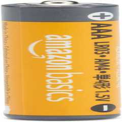 Amazon Basics AAA Alkaline High-Performance Batteries, 1.5 Volt, 10-Year Shelf L