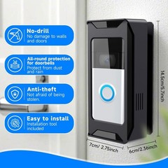 Anti-Theft Video Doorbell Mount Compatible with Ring/Blink Wireless Camera Do…