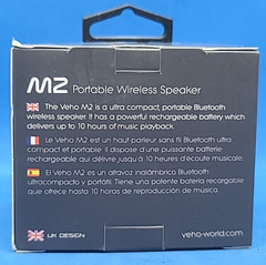 VEHO M2 Portable Bluetooth Wireless Speaker 1.5″ Playback to 10 Hours New Sealed