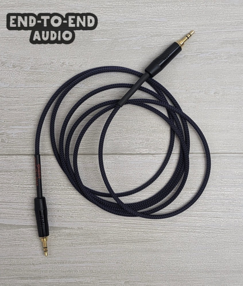 3.5mm TRS Auxiliary Audio Cable | Mogami Cable, Neutrik Gold 3.5, Braided Sleeve