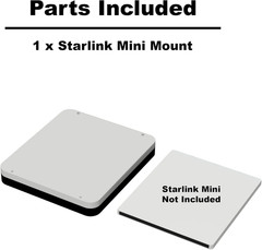 Starlink Mount Ultra-Durable Kit for Campers, Rvs, Utvs, Trucks, & Cars | USA Ma