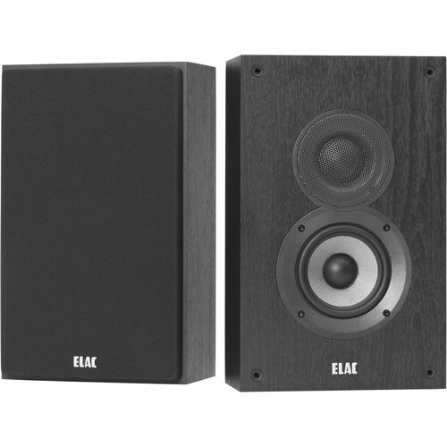 Elac DOW42-BK 4″ On-wall Speakers – Black, Sold as Pair