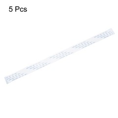 5 x Flexible Flat Cable 30 Pins 0.5mm Pitch 250mm FPC FFC Ribbon for Laptops