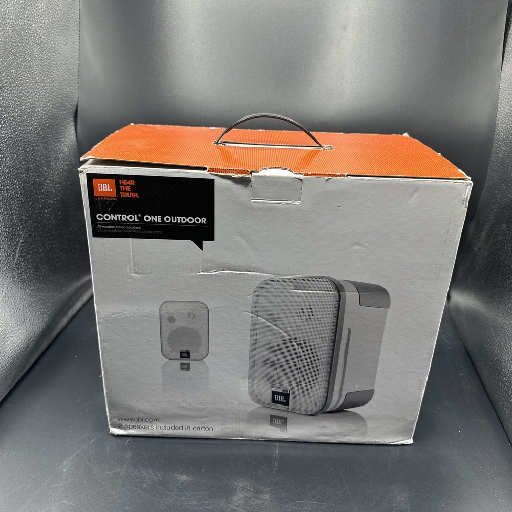 JBL Control One All-weather indoor/outdoor speakers Wall Mountable PAIR-Air