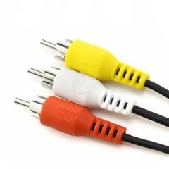 NEW 3 RCA 30′ Ft 30Ft Audio Video AV Cable FOR HDTV DVD VCR