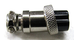 Vanco CBC3X CB Radio Microphone 3 Pin Female Panel Jack Replacement Chrome Kit