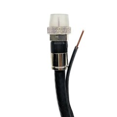 Dual-shield Coaxial RG-6 Cable w/ Ground Messenger 3Ghz 75 Ohm 18AWG UL ETL CM