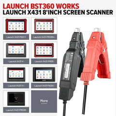LAUNCH BST360 Car Battery Tester Clip Diagnostic Work For X431 V/V+/PRO3S+/IOS*