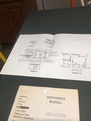 Heathkit 1-30 VDC REGULATED POWER SUPPLY MODEL 1P-28 C. Manual + SCHEMATIC