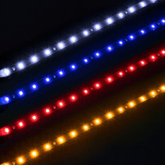 Lot Waterproof 12”/15 DC 12V Motor LED Strip Underbody Light For Car Motorcycle