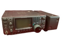 Icom IC-746 Pro Transceiver & IC-PS-125 Manual Two Microphones Tested & Working