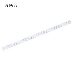 5Pcs Flexible Flat Cable 24 Pins 0.5mm Pitch 250mm FPC FFC Ribbon Cable