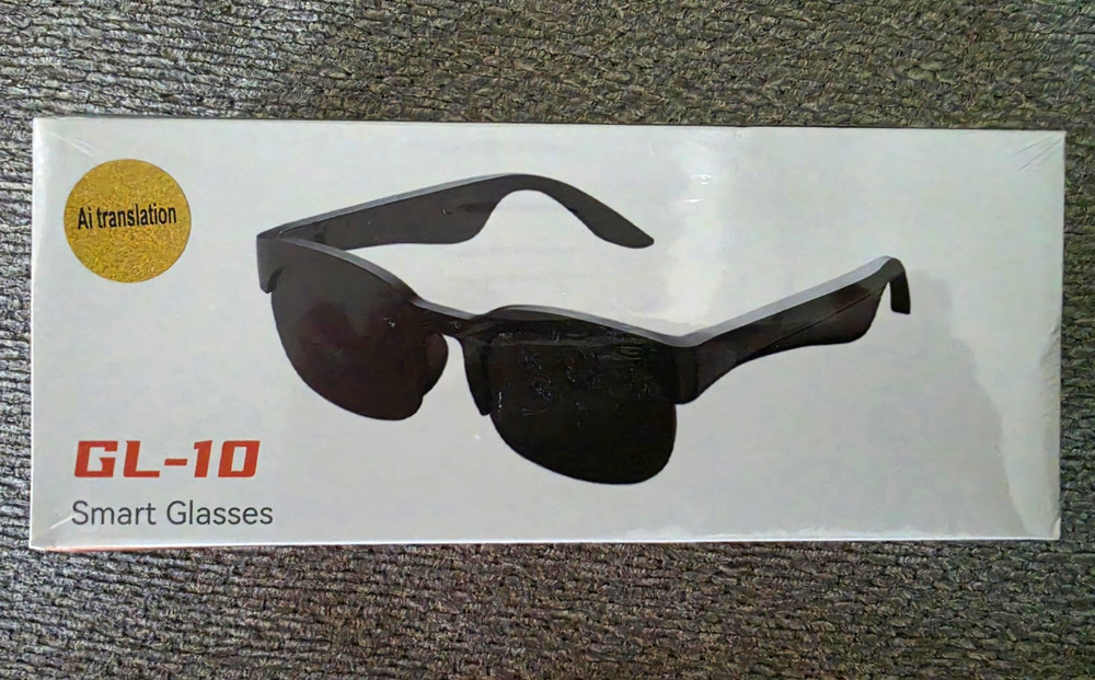 GL-10 Smart Glasses with AI Translation, Model GL-10 MPN GL-10