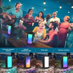 Outdoor Bluetooth Speakers, 50W Loud Wireless Waterproof Lantern Speaker