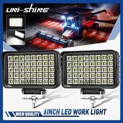 2x LED Work Lights for Tractor Excavator Loader Truck Off-Road Heavy Duty IP68