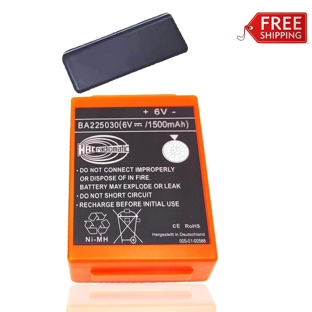 BA225030 6V 1.5Ah Ni-Mh Rechargeable Battery For HBC Pump Truck Remote Control