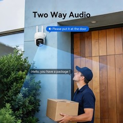 8MP Wireless Security WiFi Camera System Outdoor CCTV with 12” Monitor NVR