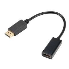 DP to HDMI Adapter Converter 4K 1080P Male to Female DisplayPort to HDMI-Compati