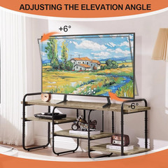 KKTONER Universal TV Stand Base TV for 27-65 Inch Flat Screen TV Metal Stand Leg