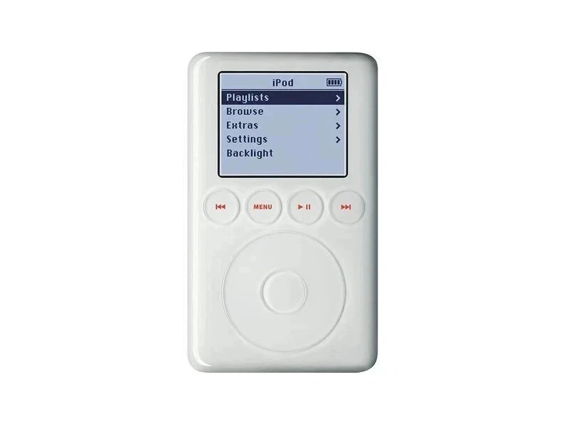 Apple iPod Classic 3/4th Generation White New battery Gift