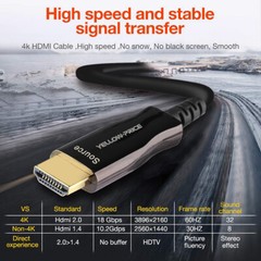 50FT Fiber Optic HDMI 2.1 Cable 48Gbps ARC Dolby Vision 3D HDR10/+ HDCP2.2 4:4:4