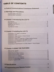 Polaroid HD Widescreen LCD TLX-026/032/042/046 Television Owners Manual
