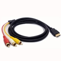 HDMI To RCA AV Adapter Converter Cable CVBS 3RCA 1080P Composite Video Audio