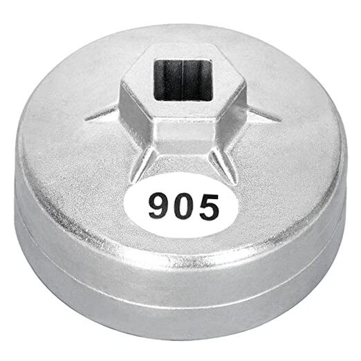 73mm Oil Filter Wrench: 15 Flutes Oil Filter Removal Tool Compatible with AC
