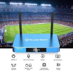 SuperBox S6Max TV BOX Support Authorized Distributor Same Day Shipping Send Gift