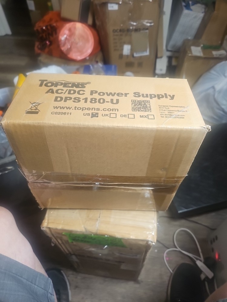 NEW TOPENS DPS180-U AC-DC Power Supply Adapter 100-240VAC to 24VDC 150W
