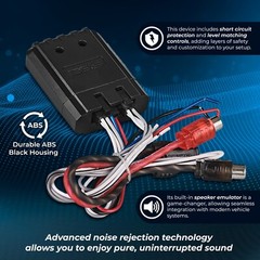 DS18 2 Channel High to Low Level Converter with Auto Turn-On & Speaker Emulator