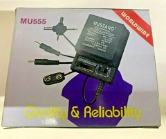 Universal AC/DC Adapter 500mA 1.5-3-4.5 6-7.5-9-12V FREE SHIPPING! MU-555