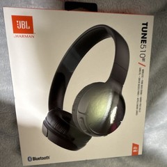 JBL Tune 510BT Bluetooth Wireless On-Ear Headphones Black Built-In Mic Foldable