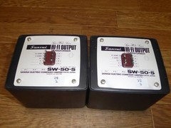 Sansui SW-50-5 Rare Large Output Transformers x2 Tested Japan 01