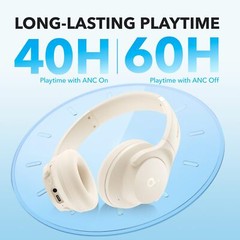 Soundcore Q20i Wireless Over-Ear Headphone Hybrid Active Noise Cancelling|Refurb