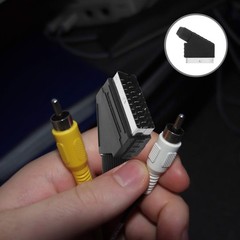 5 Pcs 21 Male Connector 21pin Universal Signal Plug SCART Audio Video