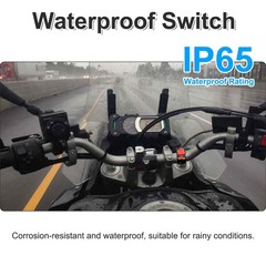 22mm Handlebar Mounting Switch 12-80V 7/8 Universal ON-Off Handle Button