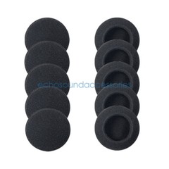 10 Pcs Replacement Round Foam Ear Pads for 18 25 30 35 40 45 50 55 60 65 70 75MM