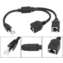 RJ45 CAT6/5/7 LAN Ethernet Cable Connector Splitter Adapter 1 to 2/3 Ways